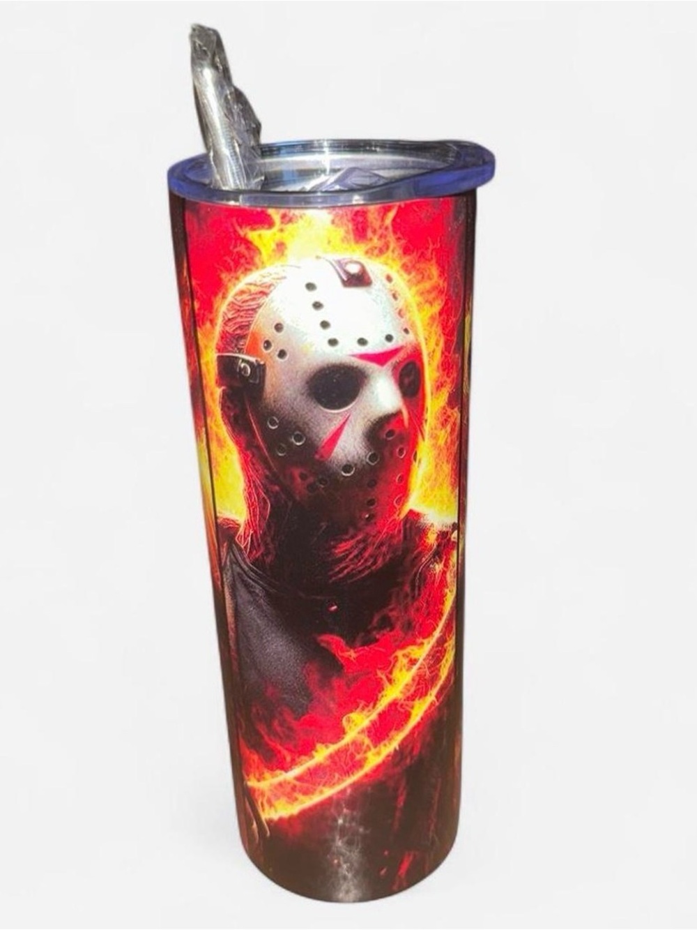 Horror Mask Stainless Steel Tumbler ft. Jason, Freddy & Michael Myers